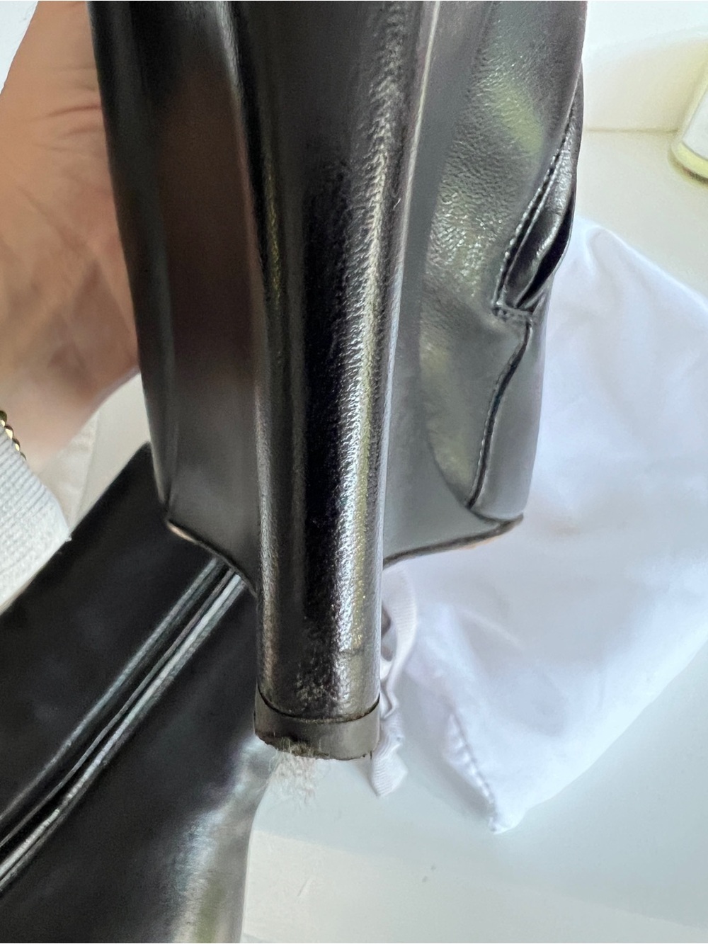 Jimmy Choo Black Patent Leather Stiletto Pump size 40